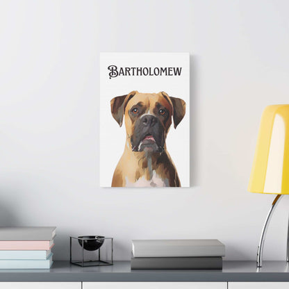 PAW-sonalized White Canvas Print | Upload Photo~Choose size - Purrfect Pet Haven