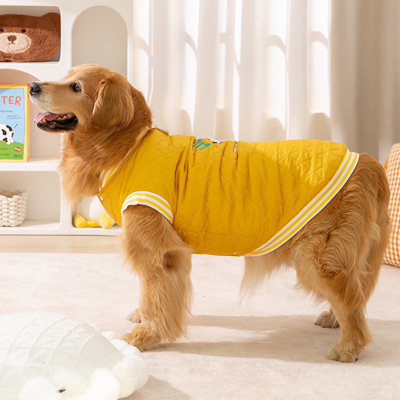Lucky Dog Quilted Vest - Large Breed Winter Coat - Purrfect Pet Haven