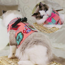 Rope Cat Traction Cat Chest Strap Set Bow - Purrfect Pet Haven