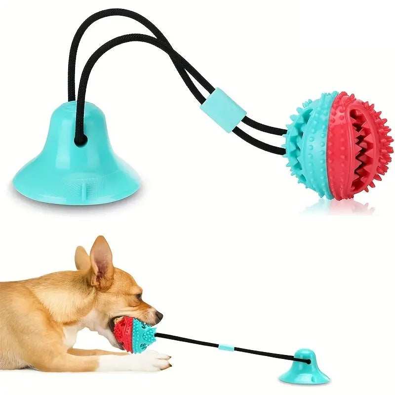 Interactive Suction Cup Tug Toy - Treat Dispensing Chew Toy for Aggressive Chewers - Purrfect Pet Haven