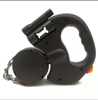Reflective Swivel Dual Pet Retractable Dog Leash For Small Dogs with Light and Bag Holder - Purrfect Pet Haven