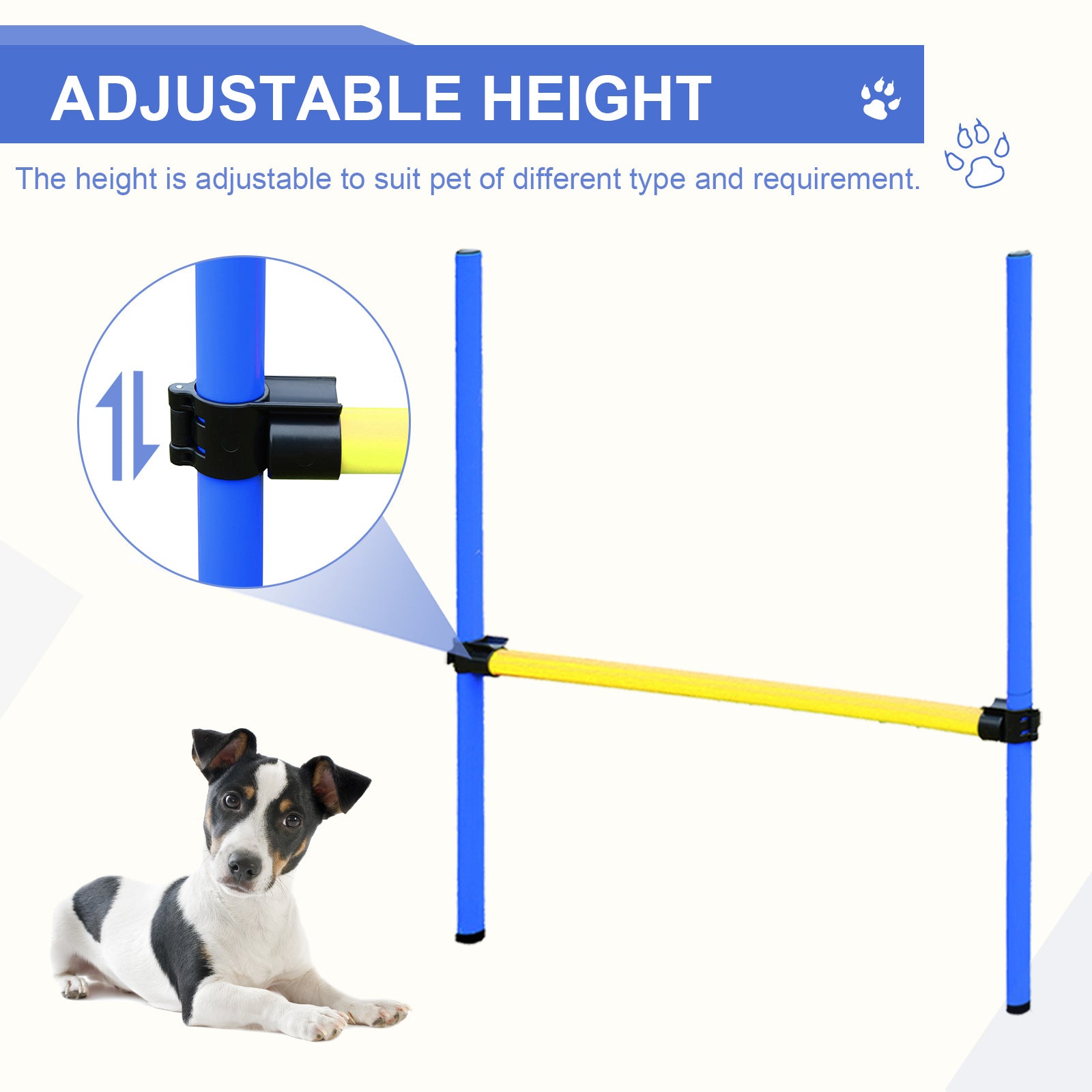 Dog Agility Equipment Set - Outdoor Obstacle Course Kit - Purrfect Pet Haven