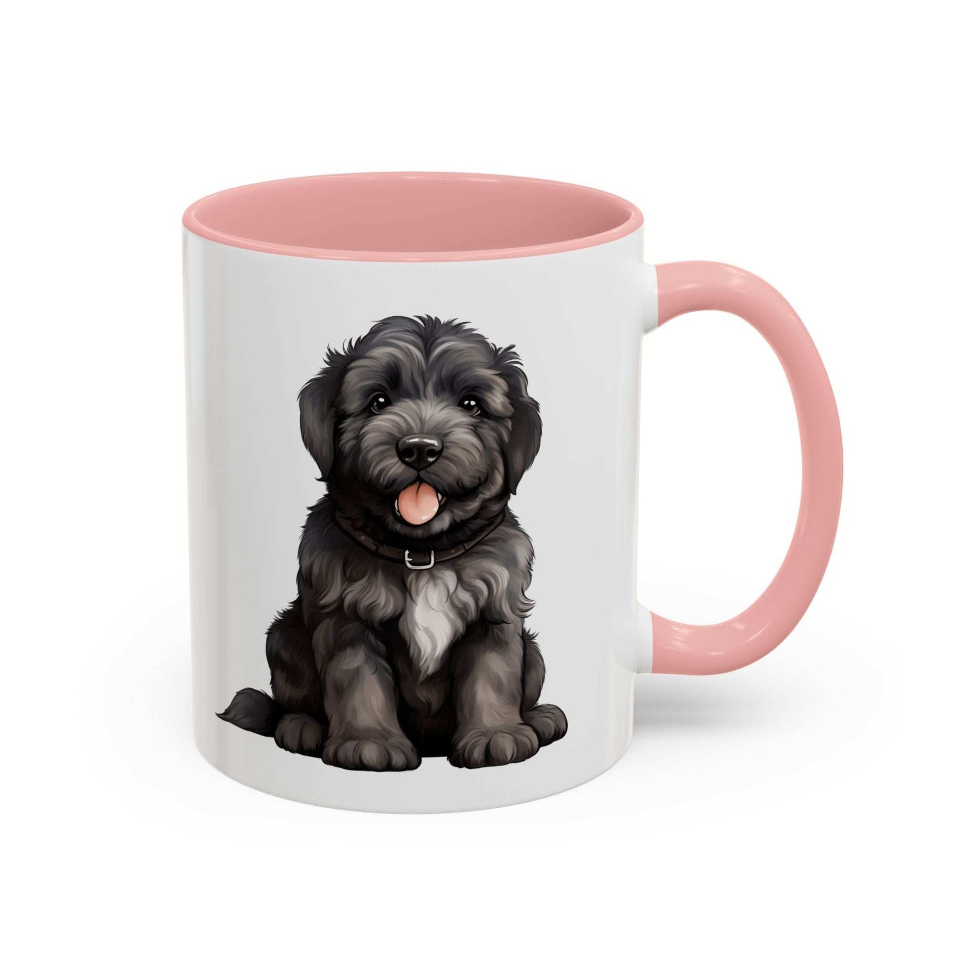 Cute Bouvier Des Flanders Dog Design Accent Coffee Mug - 11oz & 15oz - Purrfect Pet Haven
