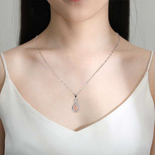 Love Heart Pendant Girl With Dog Necklace - Purrfect Pet Haven