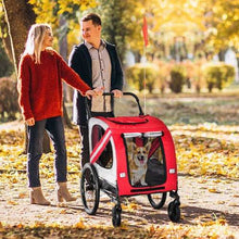Pet Bike Trailer & Stroller - 2-in-1 for Small Dogs - Purrfect Pet Haven