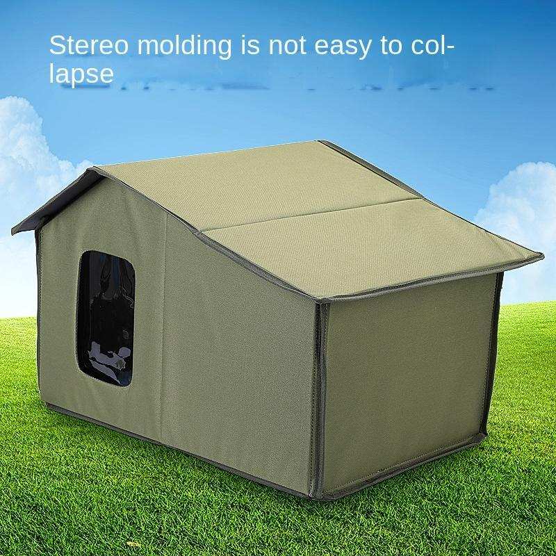 Waterproof Outdoor Pet House - All Weather - Purrfect Pet Haven