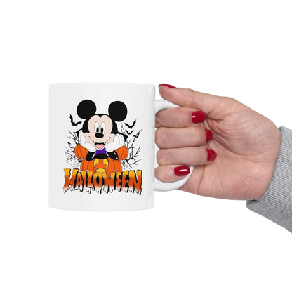 Halloween Ceramic Mug, Spooky Coffee Cup, Trick or Treat Drinkware - Purrfect Pet Haven