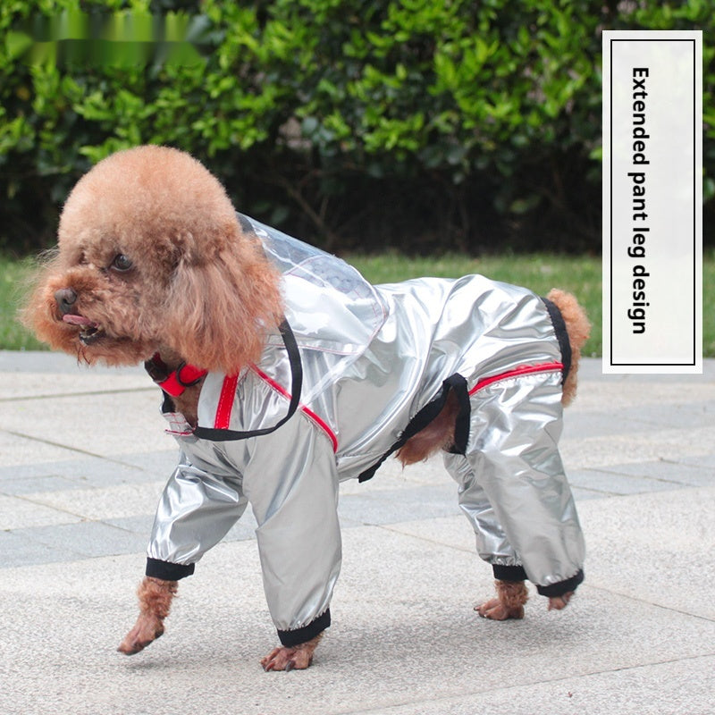 Full-Cover Dog Raincoat - Waterproof Four-Leg Design - Purrfect Pet Haven