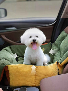 Comfortable & Secure Pet Car Seat Bed