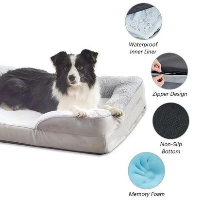 Waterproof Pet Bed - Medium Large Dogs Cats - Purrfect Pet Haven