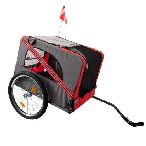 Outdoor Heavy Duty Foldable Utility Pet Stroller Dog Carriers Bicycle Trailer - Purrfect Pet Haven
