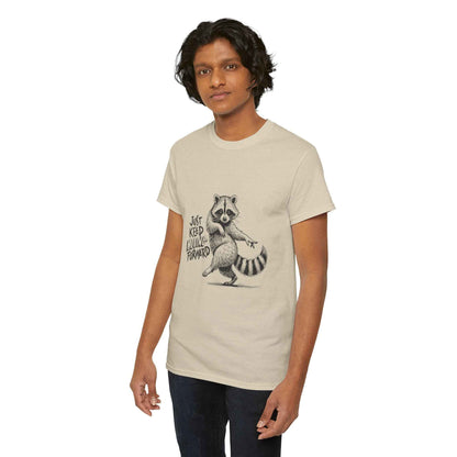 Raccoon 'Just Keep Shuffleing Forward' Tee