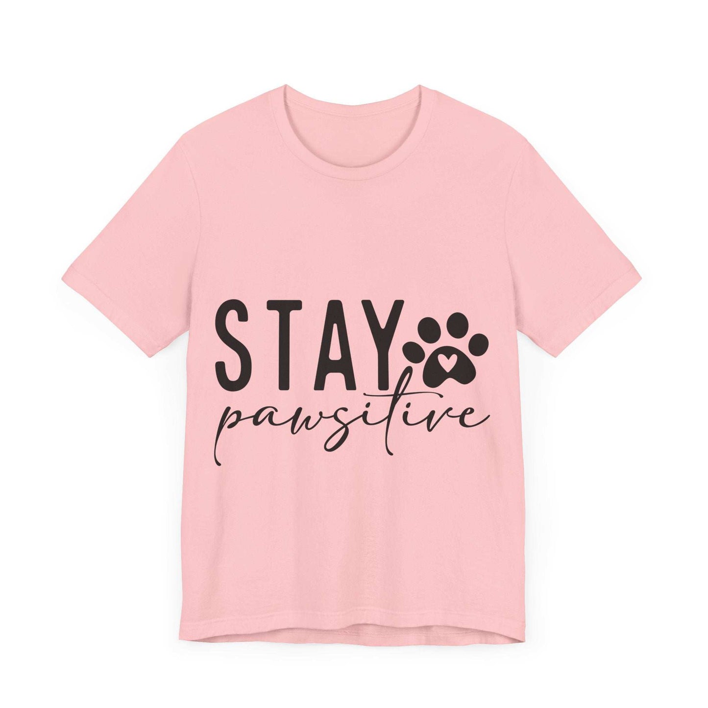 Stay Pawsitive Unisex Tee - Purrfect Pet Haven