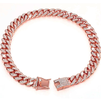 Diamond Hip Hop Dog Cat Pet Collar Necklace - Purrfect Pet Haven