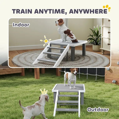 Agility Platform Pro - Wooden Dog Training Board - Purrfect Pet Haven