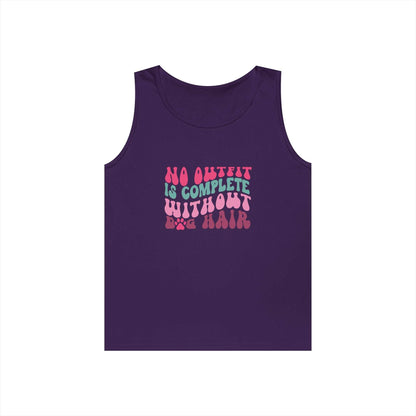 Playful Unisex Heavy Cotton Tank Top - Perfect for Casual Days - Purrfect Pet Haven