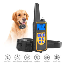 Dog Training Collar With Remote IP67 Waterproof Pet Trainer 300mAh Rechargeable 875 Yard Remote Control 4 Modes Adjustable Level - Purrfect Pet Haven