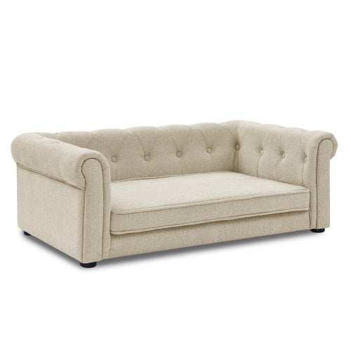 Elegant Rectangular Pet Sofa Bed For Medium And Large Dogs - Purrfect Pet Haven