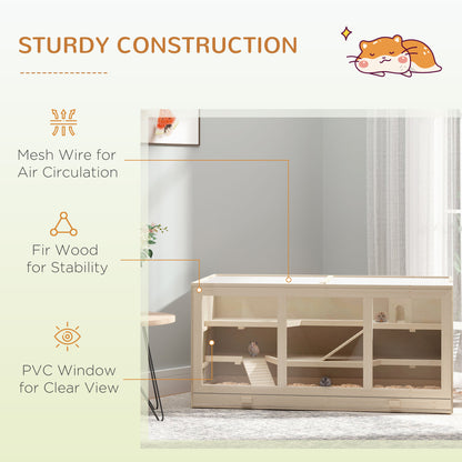 Extra Large Hamster Cage 45 Inch with Multi-Level Play - Purrfect Pet Haven
