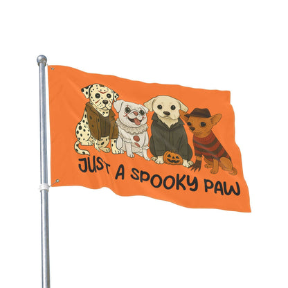 Halloween Dog Garden Flag - Spooky Pet Lover Outdoor Decoration - Purrfect Pet Haven