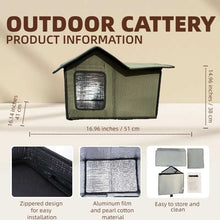 Rainproof And Windproof Portable Outdoor Cat House - Purrfect Pet Haven