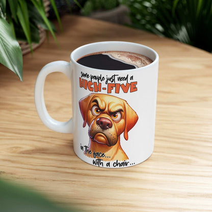 Humorous Dog Lover Ceramic Mug - Perfect Gift for Pet Owners - Purrfect Pet Haven