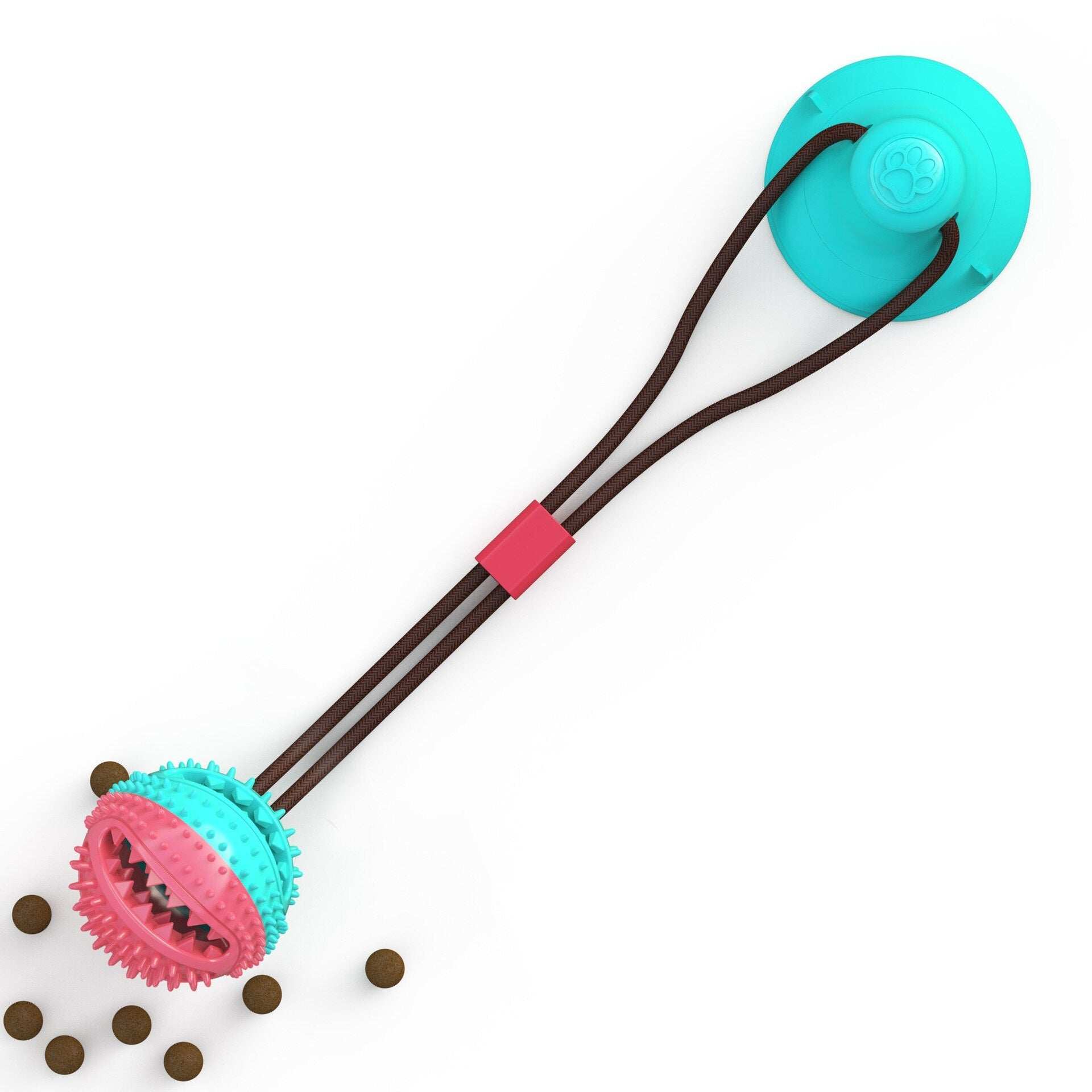 Interactive Suction Cup Tug Toy - Treat Dispensing Chew Toy for Aggressive Chewers - Purrfect Pet Haven