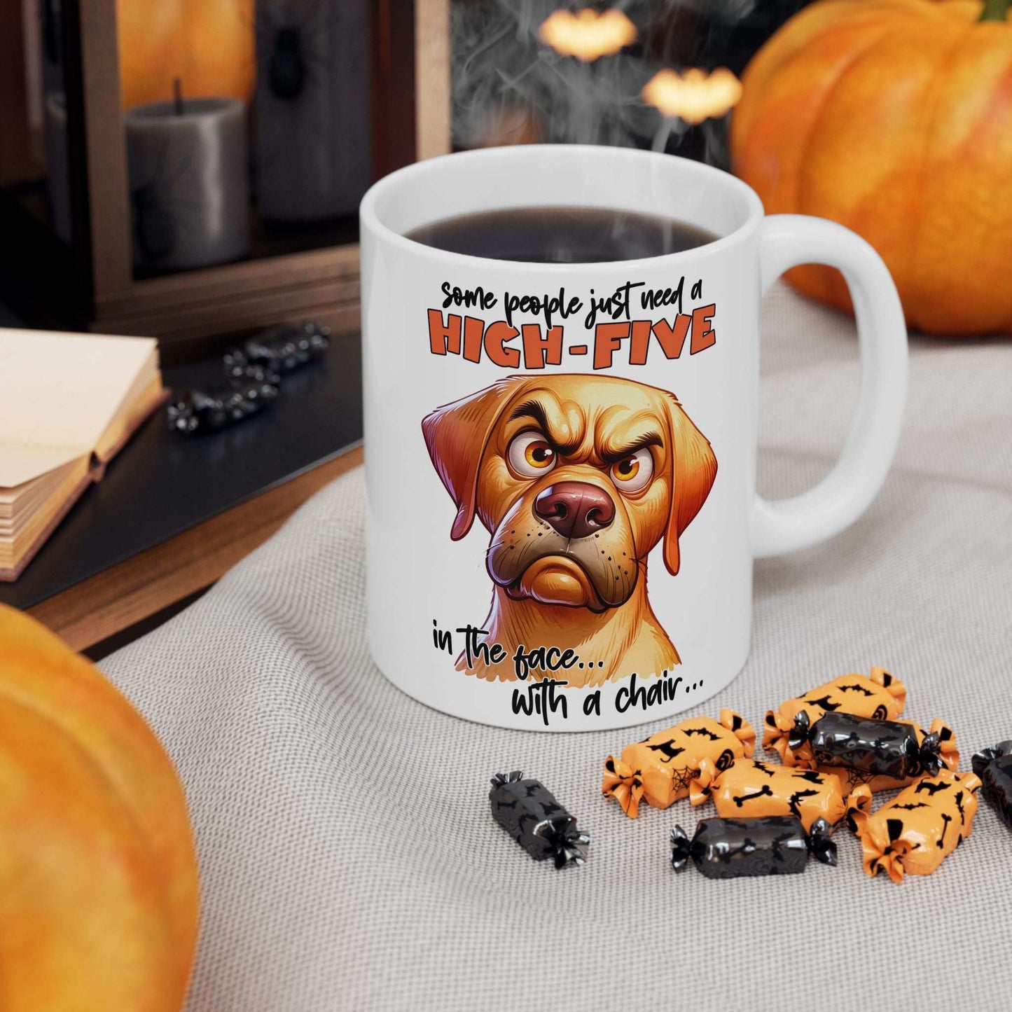 Humorous Dog Lover Ceramic Mug - Perfect Gift for Pet Owners - Purrfect Pet Haven
