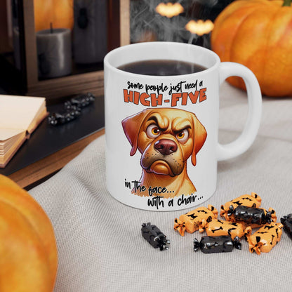Humorous Dog Lover Ceramic Mug - Perfect Gift for Pet Owners - Purrfect Pet Haven