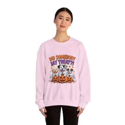Halloween Dog Lover Crewneck - Cozy Spooky Season Pet Parent Sweatshirt - Purrfect Pet Haven