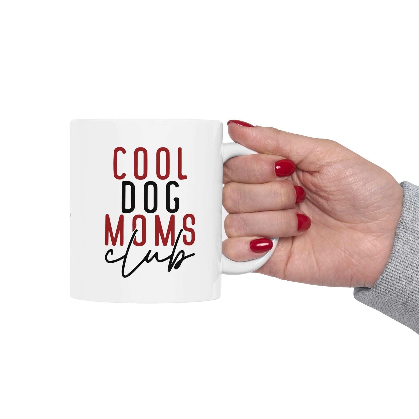 Cool Dog Mom Ceramic Mug - Perfect Gift for Dog Lovers - 11oz & 15oz Options - Purrfect Pet Haven