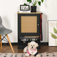 Pet Feeding Station 1 Locker and 2 Overhead Dog Bowls - Purrfect Pet Haven