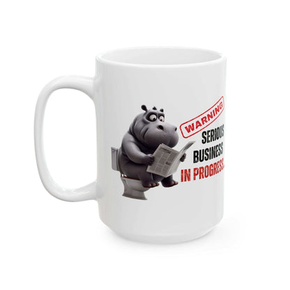 Funny Toilet Humor Ceramic Mug - 11oz & 15oz Coffee Cup for Adults | Purrfect Pet Haven