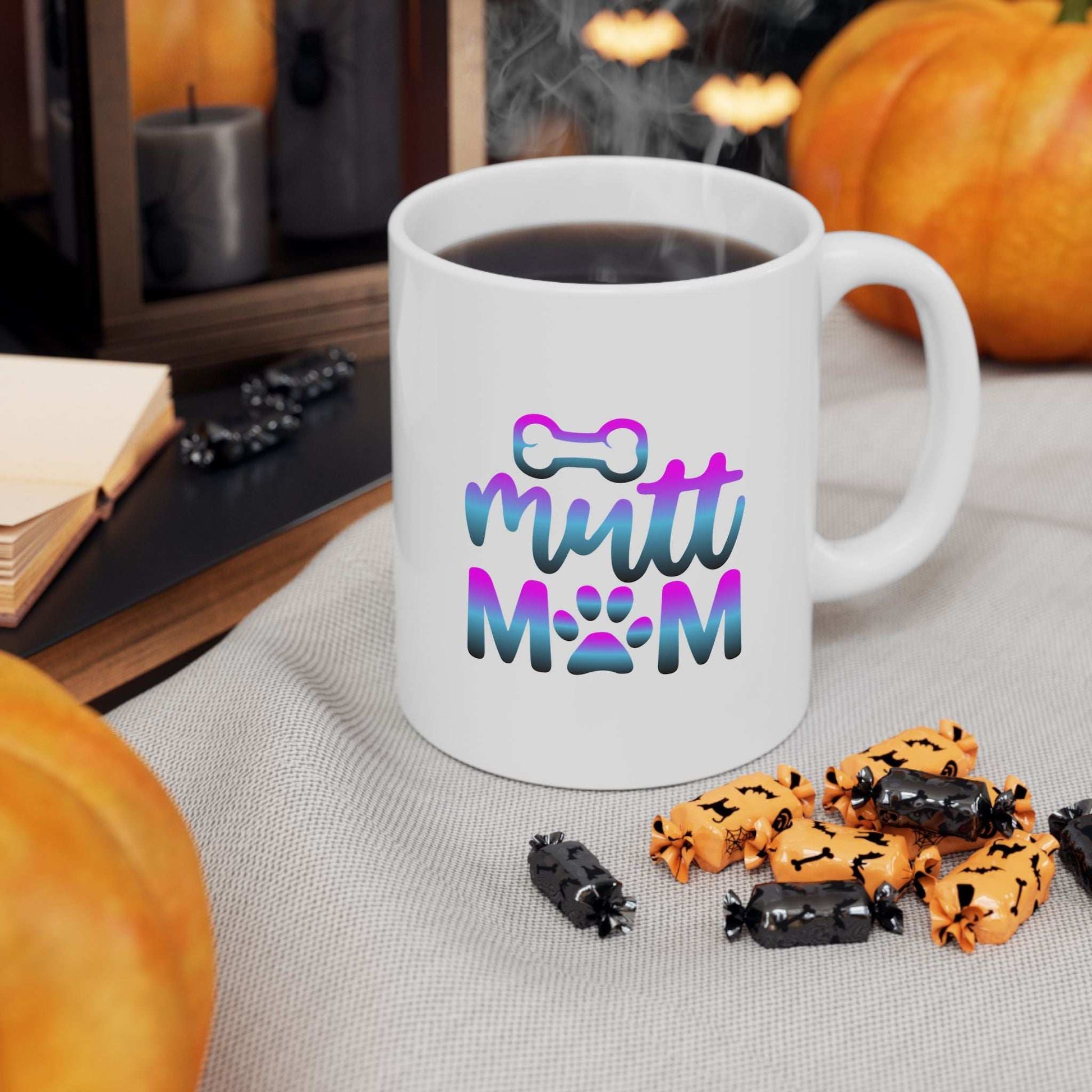 Cute Mutt Mom Ceramic Mug - Ideal Gift for Animal Lovers - Purrfect Pet Haven