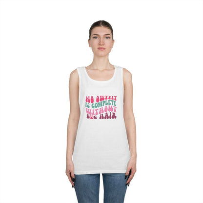 Playful Unisex Heavy Cotton Tank Top - Perfect for Casual Days - Purrfect Pet Haven