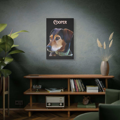 Custom Portrait Cartoon Photo Canvas Print Matte Canvas - Upload Your Photo | Purrfect Pet Haven