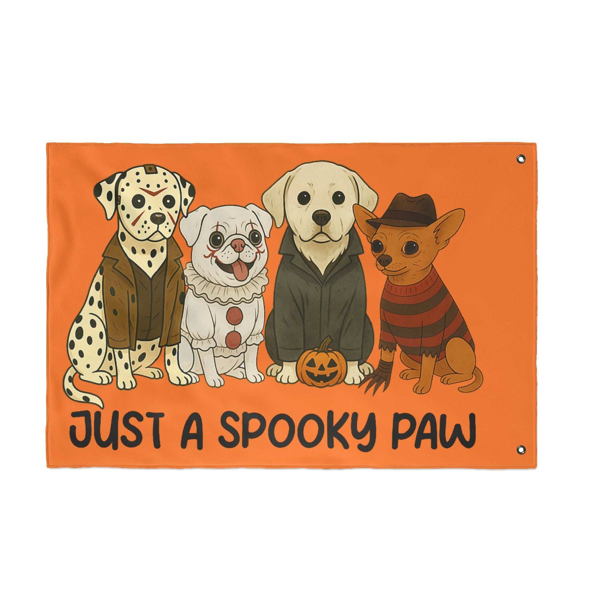 Halloween Dog Garden Flag - Spooky Pet Lover Outdoor Decoration - Purrfect Pet Haven