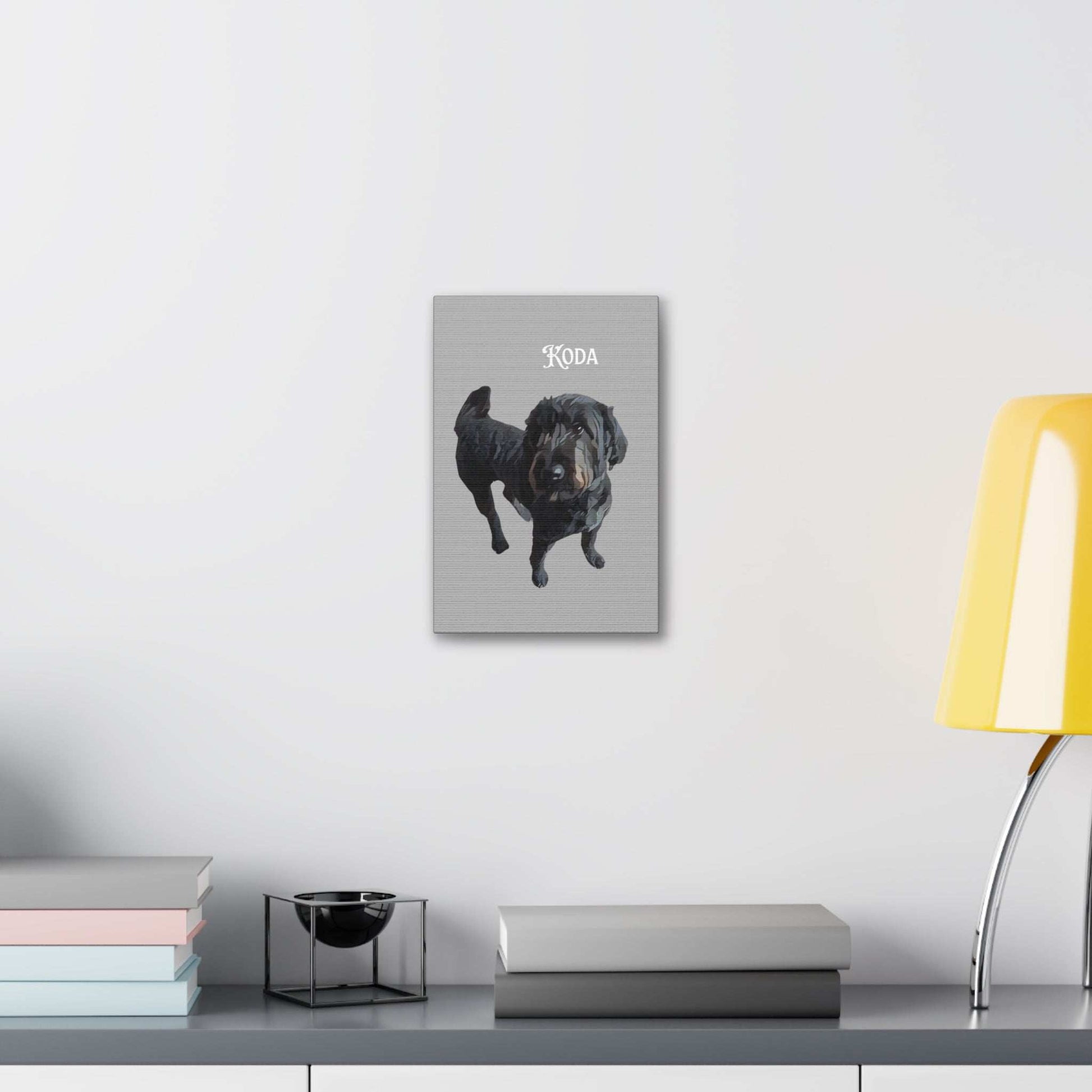 PAW-sonalized Light Grey Canvas Print | Upload Photo~Choose size - Purrfect Pet Haven