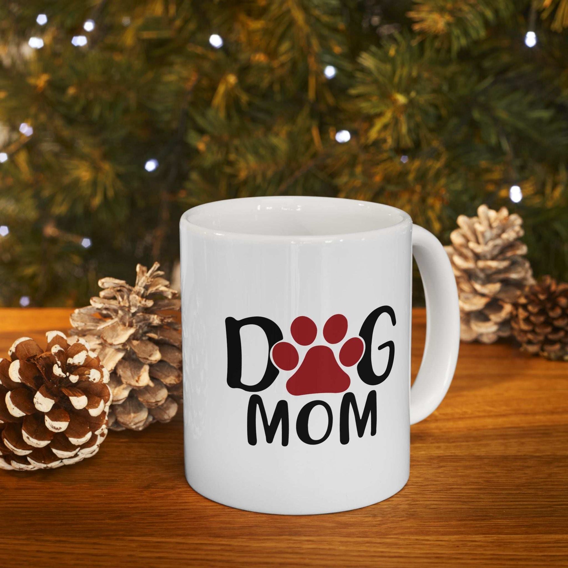 Dog Mom Ceramic Mug - Perfect Gift for Pet Lovers - Purrfect Pet Haven