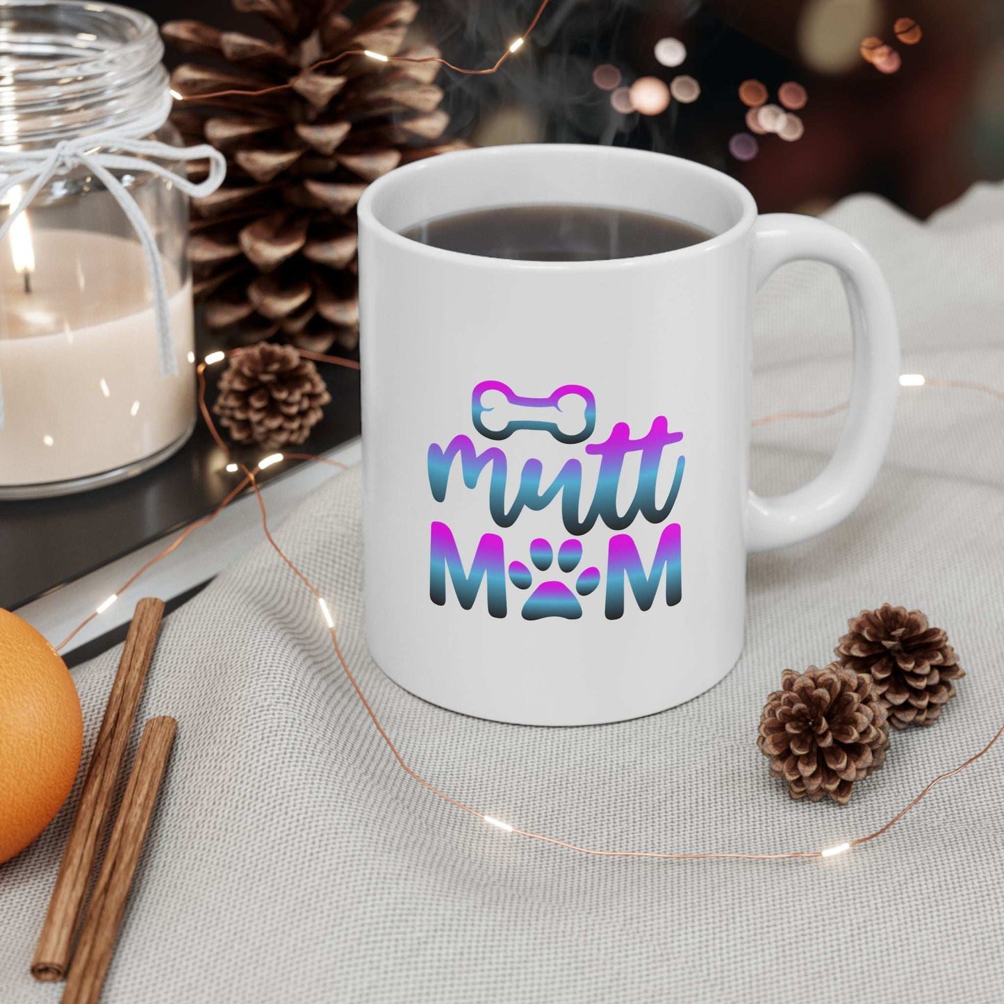 Cute Mutt Mom Ceramic Mug - Ideal Gift for Animal Lovers - Purrfect Pet Haven