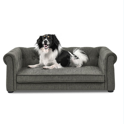 Elevated Dog Sofa Bed - Modern Furniture for Large Dogs - Purrfect Pet Haven