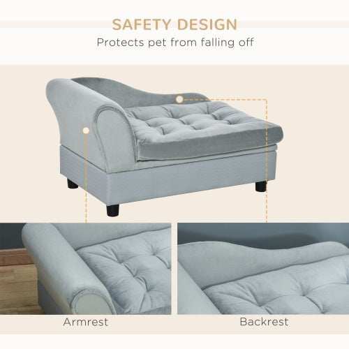 Luxury Small Dog Bed - Hidden Storage - Purrfect Pet Haven