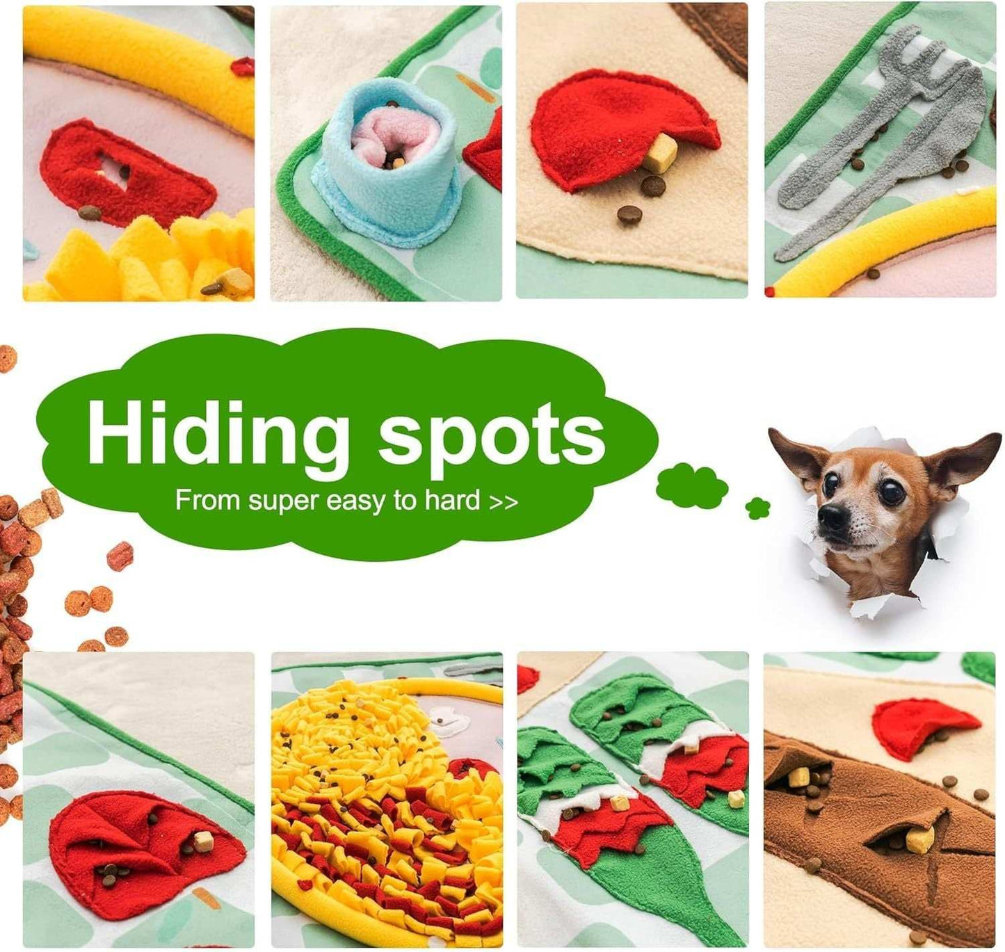 Washable Snuffle Mat For Dogs - Slow Feeder Puzzle Mat - Purrfect Pet Haven
