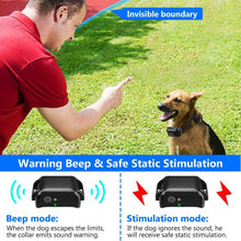 Wireless Electric Dog Fence Pet Shock Boundary Containment System Electric Training Collar For Small Medium Large Dogs - Purrfect Pet Haven