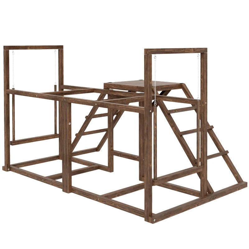 Chicken Coop Accessories - Activity Play Set with Swings - Purrfect Pet Haven