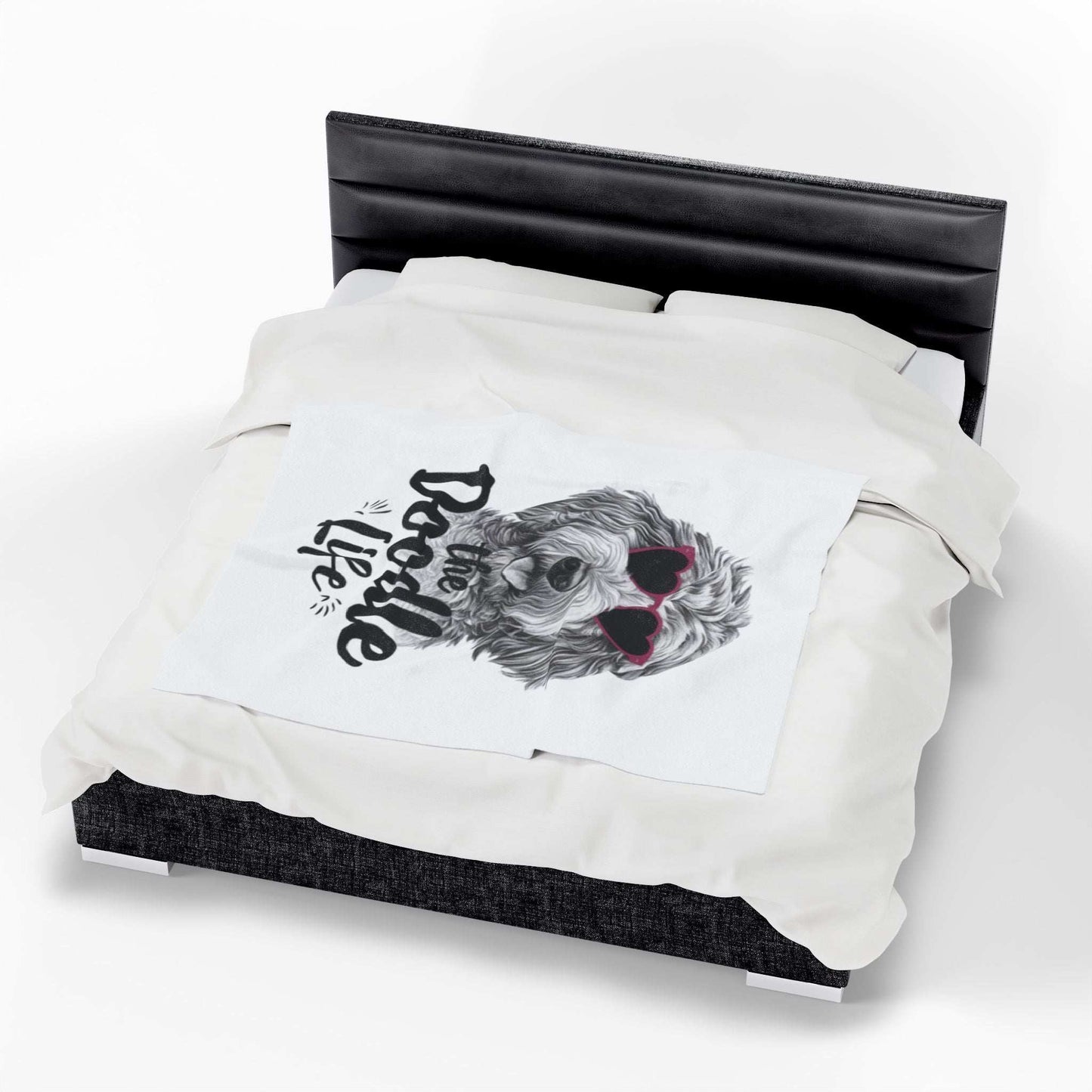 Doodle Life Plush Blanket - Cozy Goldendoodle Lover Gift - Purrfect Pet Haven