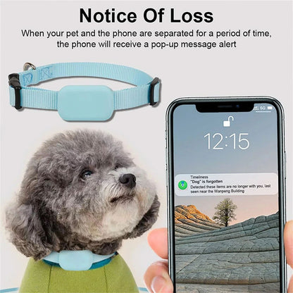 Pet GPS Tracker Collar - Apple Find My No Subscription