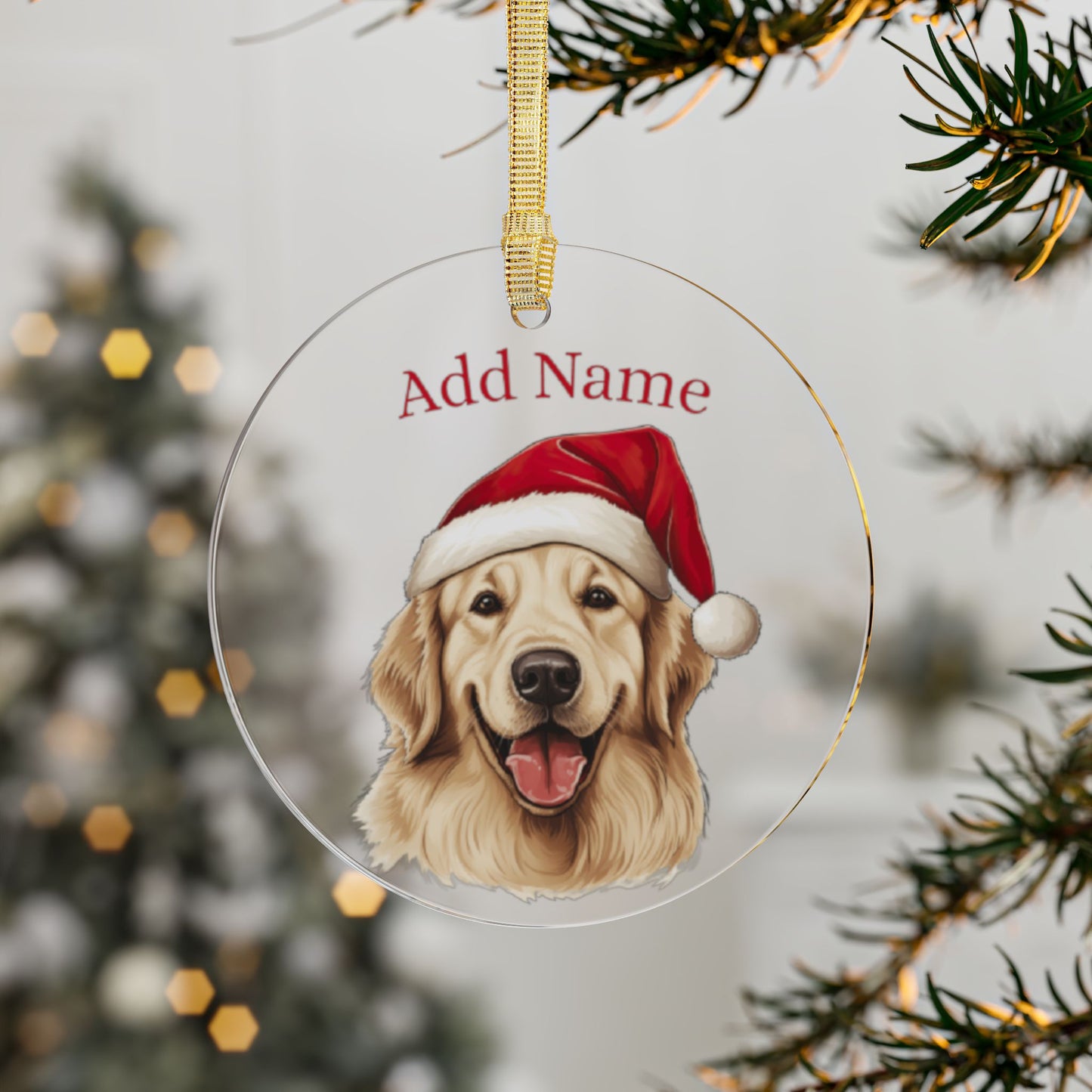 Custom Pet Ornament - Personalized Acrylic Christmas Decor - Purrfect Pet Haven