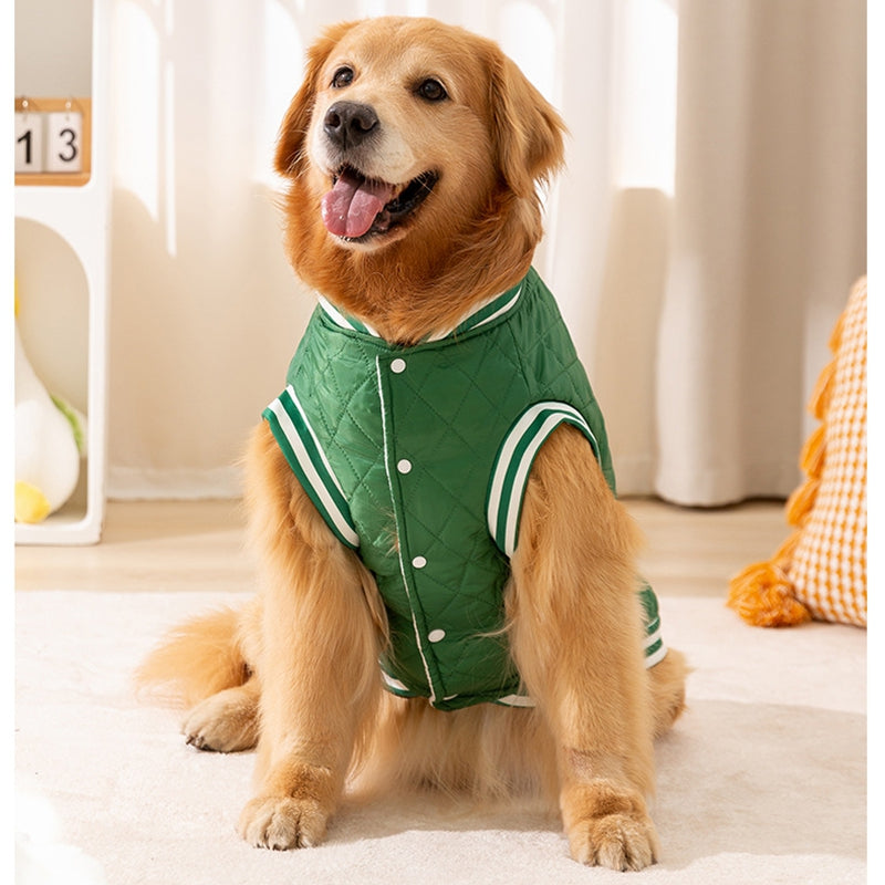 Lucky Dog Quilted Vest - Large Breed Winter Coat - Purrfect Pet Haven
