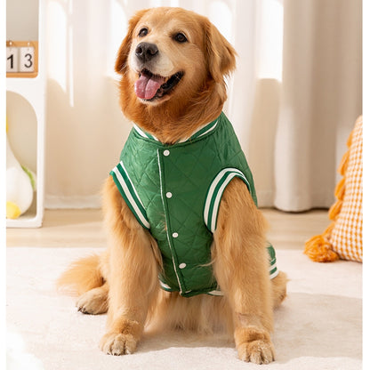 Lucky Dog Quilted Vest - Large Breed Winter Coat - Purrfect Pet Haven